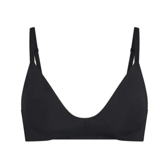 SKIMS Wireless Form Lightly Lined Bra Onyx Black 34D - Picture 1 of 2